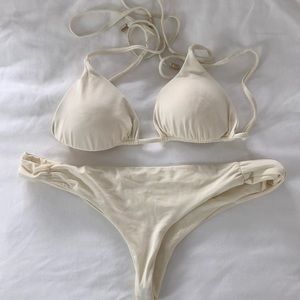 Monday swimwear ivory suit